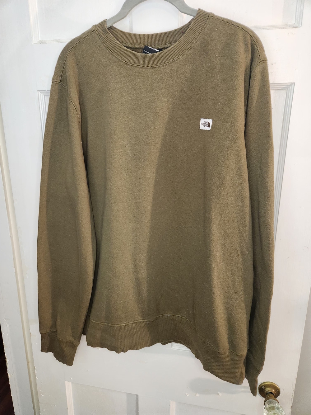 The North Face Men's Crewneck Sweatshirt in Olive